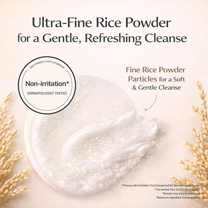 9 wishes Rice Foaming Cleanser - Korean Skin Care Facial Cleanser & Face Wash, Gentle Hydrating Cleanser for Sensitive Skin, Non Stripping Pore Cleansing Face Wash - 120ml / 4.05 fl.oz.