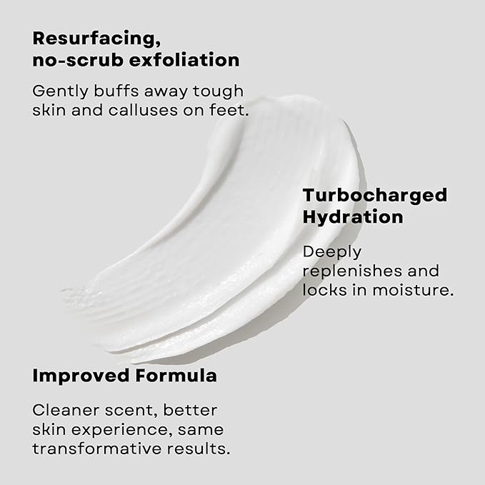 AmLactin Foot Repair Cream with Moisturizing Socks, Therapeutic Foot Cream for Dry Cracked Heels and Feet, No-Scrub Exfoliator & Moisturizer with 15% Lactic Acid AHA, 3 oz (Packaging May Vary)