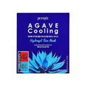 Petitfee Agave Cooling Hydrogel Face Mask 5ea - Quick Calming Facial Mask with Blue Energy Complex, Agave, Blueberry, Eggplant, Caffeine Extracts, Moisturizing, Soothing Care