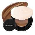 JUNG SAEM MOOL Essential Skin Nuder Cushion | Natural Finish, Buildable Coverage Cushion Foundation by Korean Makeup Artist (Mini, 0.17 Fl Oz), 38N Saddle Brown
