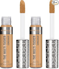 Rimmel London, Multi-Tasker Concealer, 080 Tan, Crease-Proof, Transfer-Proof, Waterproof, Up To 24-Hour Wear, Vegan Formula, 0.33oz (Pack of 2)
