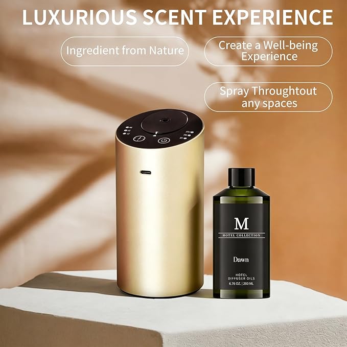 Hotel Collection Diffuser Oil-Dawn, 6.76 Fl Oz (200ml), Home Luxury Aroma & Hotel Fragrance Diffuser Oil- Essential Oils for Aromatherapy Bigger Bottle, Longer Lasting Aroma