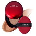 [*Mini Size*] TIRTIR Mask Fit Red Cushion Foundation | Full coverage, Weightless, Skin fit, Satin Glow Finish, Korean Makeup BB Foundation, beauty, Tattoo cover up, Buildable (#34C Amber, 0.15 Fl Oz)