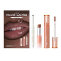 rom&nd Volume Hack Trio Mocha Mousse Lip Set | K-Beauty Plumping Gloss, Hydrating Balm & Smooth Liner | Achieve Defined, High-Shine Lips for Viral Looks.