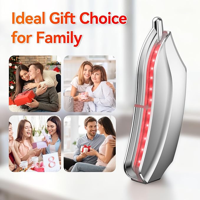 Muscle Scraper Tool,Electric Fascial Knife for Deep Tissue Massage - 4 Modes 3 Heating 3 Vibration,Electric Gua Sha,Myofascial Release Tool for Whole Body