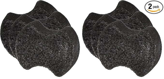 Spongables Pedi Scrub Foot Exfoliating 20+ Wash Sponge, Sweet Sangria, 3 Count (Pack of 2)