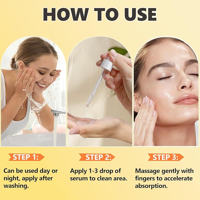 Pure 4% Niacinamide Serum for Acne Treatment for Face & Dark Spots | Brightening Face Serum with 1.5% Vitamin C | 1% Hyaluronic Acid | 1% Ceramide T5 | Made in China (4 fl.oz/120ml) Travel Pack Size