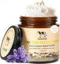 Whipped Beef Tallow for Skin – 100% Grass-Fed Handmade Cream Moisturizer for Face & Body, Natural with Honey, Shea Butter, Jojoba Oil, Non-Greasy, Nourishing for Men, Women, Kids, 4 Oz (Lavender)