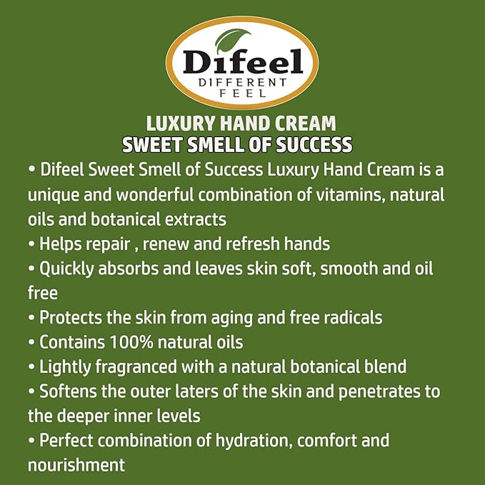 Difeel Intensive Moisturizing Hand Cream - Sweet Smell of Success 1.4 ounce