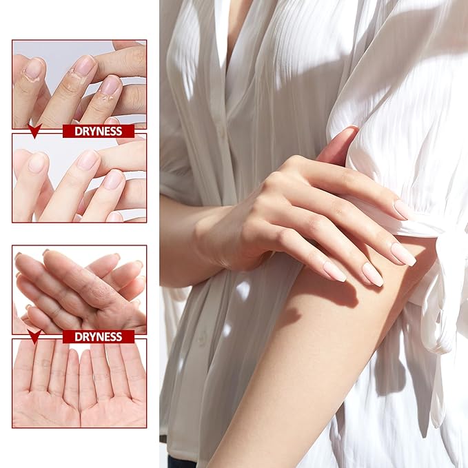 Hand Masks Moisturizing Gloves,6 Pairs Hydrating Hand Peel Masks Gift Set for Dry Cracked Hands Care,Long-lasting and Non-greasy Hand Moisturizer Gloves for Women G