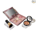 LAURA GELLER NEW YORK Baked Starter Kit: Deep - Best of the Best Full Face Palette + Baked Balance-n-Brighten Powder Foundation + Retractable Angled Kabuki Brush Set