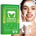 SILKDERMIS Forehead Wrinkle Patches 12Pcs, Smile Line Patches 24pcs with Aloe, Collagen, Vitamin E, Anti Wrinkle Patches, Anti Wrinkle Patches