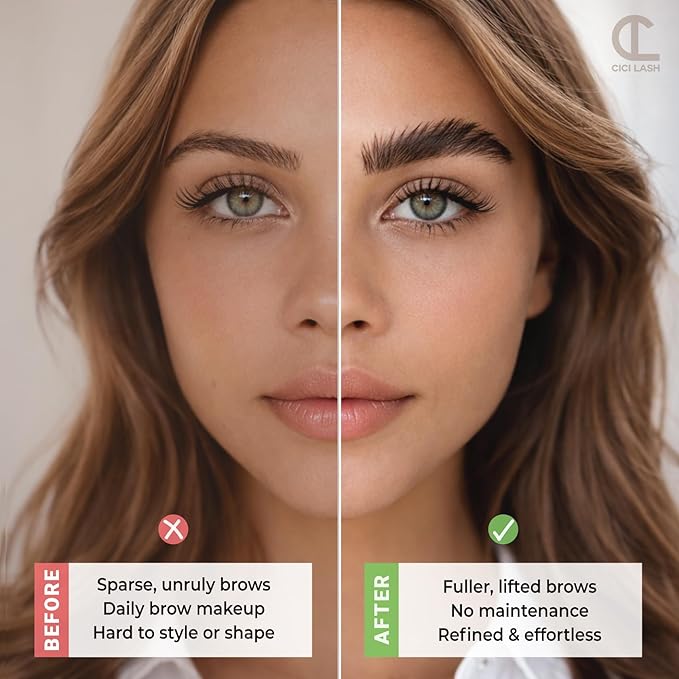 Brow Lamination Kit with Glue Balm | Professional Eyebrow Lamination Kit with Keratin Conditioning | DIY Eye Brow Lift Kit for Fuller, Thicker, Beautiful Brows | Easy to Use & Long (Glue Balm Edition)