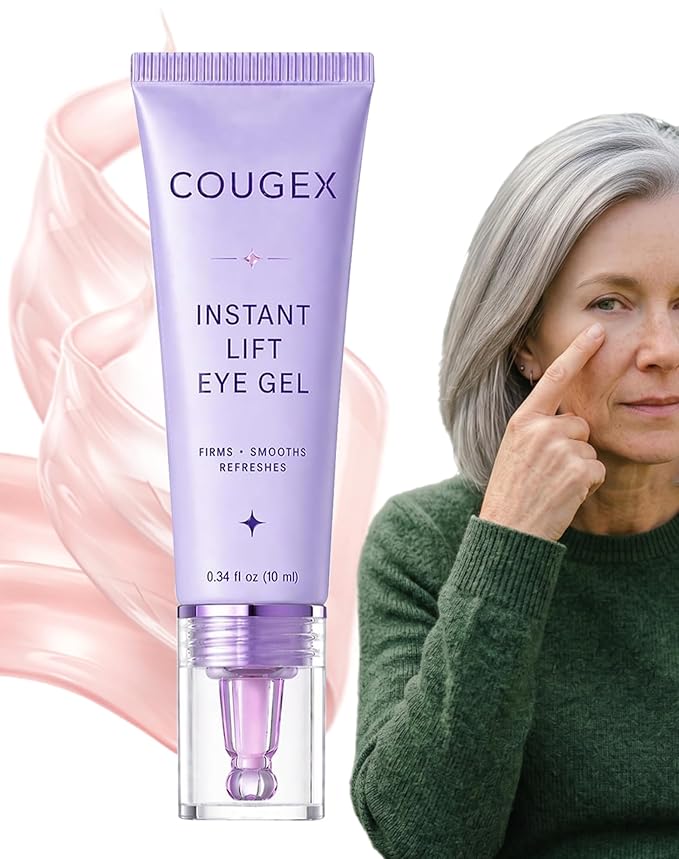 COUGEX Instant Lift Eye Gel - Rapid Eye Tightener Cream for Under Eye Bags and Puffiness, Visibly Lifting Under Eye Balm for Dark Circles & Fine Lines in 5 Min, Suitable for All Skin Types (1)