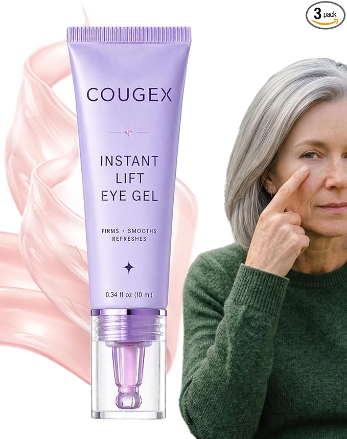 COUGEX Instant Lift Eye Gel - Rapid Eye Tightener Cream for Under Eye Bags and Puffiness, Visibly Lifting Under Eye Balm for Dark Circles & Fine Lines in 5 Min, Suitable for All Skin Types (3)