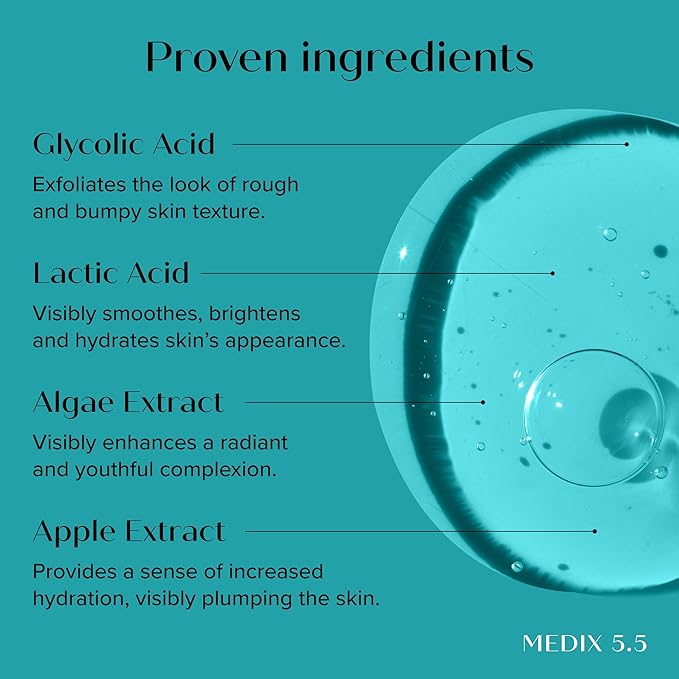 MEDIX Anti Aging Body & Face Serum 3PC Bundle | 10% AHA Exfoliating Serum + 3% Hyaluronic Acid Hydrating Serum + 20% Vitamin F Body Oil Enhancing Daily Skin Care Routine