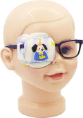 Astropic 3D Cotton & Silk Eye Patch for Kids | Boys Girls Eye Patch for Glasses | Medical Eyepatch for Children with Lazy Eye (Red Hat Puppy, Right Eye)