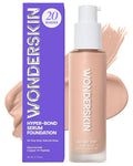 Wonderskin Hyper Bond All-Day Stay Serum Foundation – Waterproof, Transfer-Proof, 24HR Longwear Face Makeup with Niacinamide & Hyaluronic Acid – Lightweight, Natural Finish (Muse)