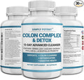 Simply Potent Natural Colon Cleanse - Gentle Colon Cleanser Supplement for Digestive Health - Supports Detoxification and Regularity - 60 Capsules