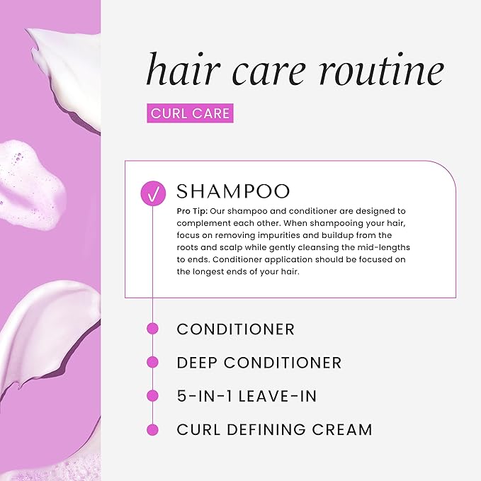 HASK Curl Care Shampoo + Conditioner Set with Coconut and Argan Oil | For Curly Hair, Sulfate-Free, Paraben-Free, Gluten-Free, Vegan, Cruelty-Free, Color Safe | 12oz each
