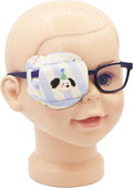 Astropic 3D Cotton & Silk Eye Patch for Kids | Boys Girls Eye Patch for Glasses | Medical Eyepatch for Children with Lazy Eye (Green Hat Puppy, Right Eye)