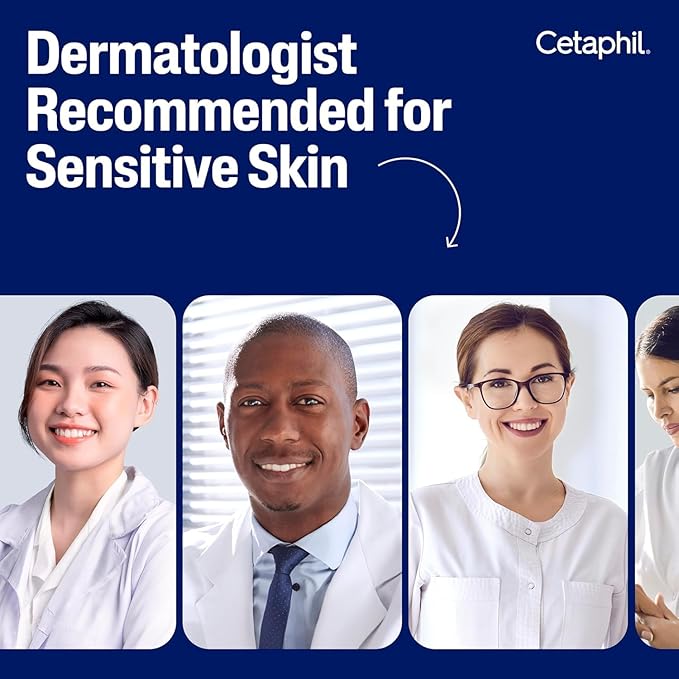 Cetaphil Face Wash, Daily Facial Cleanser for Sensitive, Combination to Oily Skin, NEW 16 oz 2 Pack, Gentle Foaming, Soap Free, Hypoallergenic