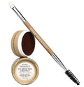 Zero Waste Eyebrow Wax & Growth Serum in Clear, Ash, Caramel, Chestnut, Dark by River Organics (Chestnut + Brush)