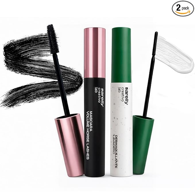 SARELLY SARELLY, Eye Kit, Volume Horse Lashes Mascara + Lavadero Eye Makeup Remover, Sarelly Creative Lab