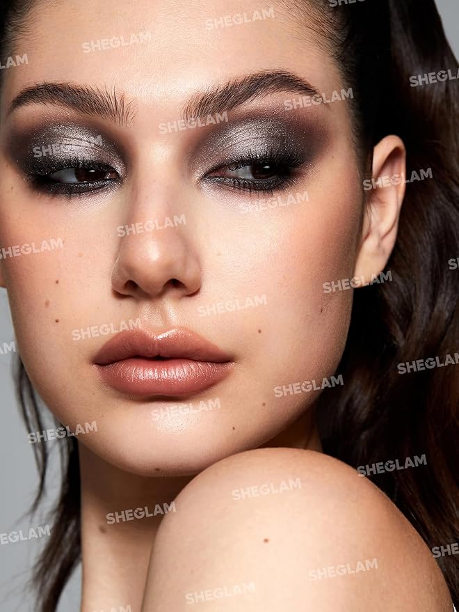 SHEGLAM 8-Color Shimmer Matte Eyeshadow Palette Smooth Blendable Jazy Jigsaw Eyeshadow Palette-Mauve'ing On