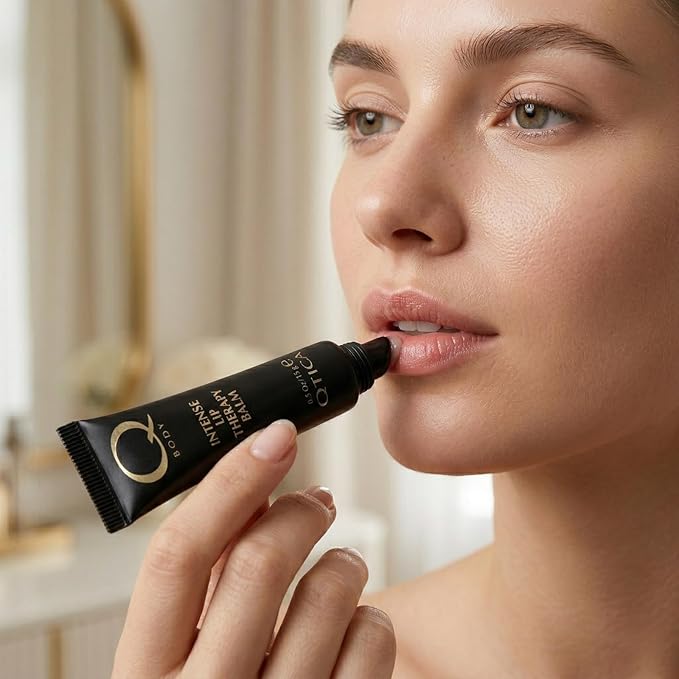 Qtica Intense Lip Repair Balm - Set of 6 by QTICA Beeswax Smooth Creamy Texture Restorative Lip Gel for Dry, Chapped Lips Instant Hydration, Softness