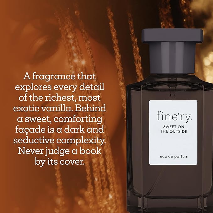 Fine'ry Sweet On The Outside Eau De Parfum & Body Mist Gift Set | Sweet & Sultry Notes Of Vanilla, Cacao Wood & Vetiver | Fine Mist Spray & Perfume For Women | Fragrance Layering Duo (2oz + 5oz)