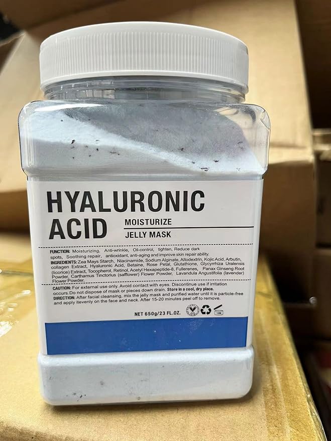 Hyaluronic Acid Jelly Mask – Professional Gel Face Mask for Facials, Vajacial Mask Treatment, Mascarilla Hiroplastica Facial, Hydrating Skincare Mask