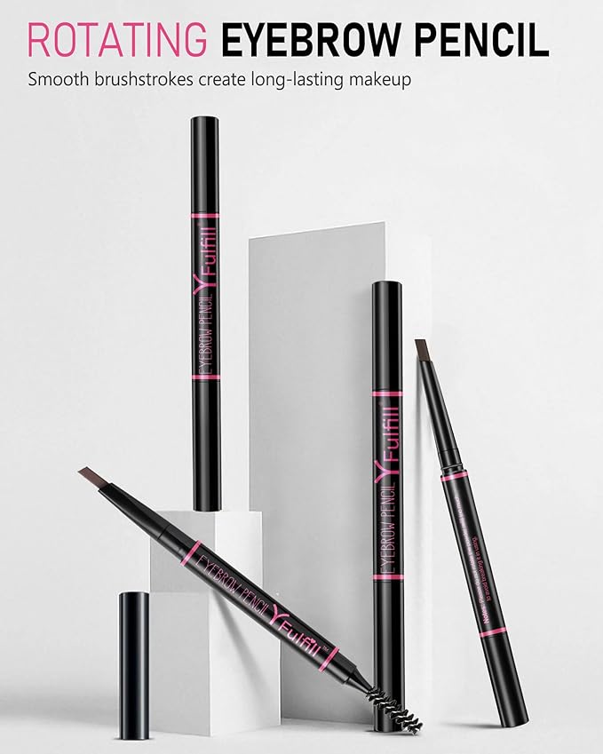 Yfulfill Ash Brown Eyebrow Pencils for Old Women, Eye Brow Pencil for Women
