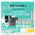 Lash Lift and Brow Lamination Kit Black Color, Professional 4 in1 Lash and Brow Perm Kit, 6-8 Weeks Long-lasting, for DIY or Professiona Use
