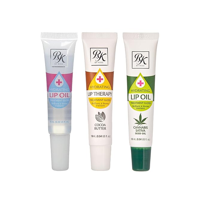 Ruby Kisses Hydrating Lip Therapy Treatment Gloss Cocoa Butter RLO03D1 (6 Pack)