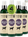 PAWFUME Skin & Coat Detangler Spray for Dogs, 4-Pack – Soothe Dry, Itchy Coats Quickly – Non-Toxic Chamomile & Oat Formula, Essential Fatty Acids & Vet-Certified – Dog Detangler Spray Dematting Care