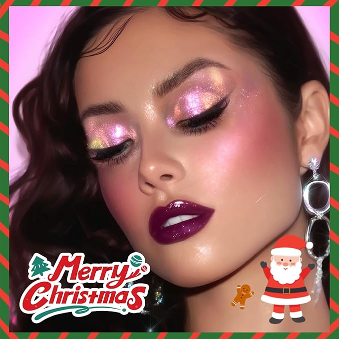 Multichrome Liquid Eyeshadow Set,3 Colors Multi-Dimensional Eye Liner Makeup,High Pigment Waterproof Metallic Eye Shadow,Ultre Fine Tip Glitter Eyeshadow (07 bronzer+08 armor+09 gold)