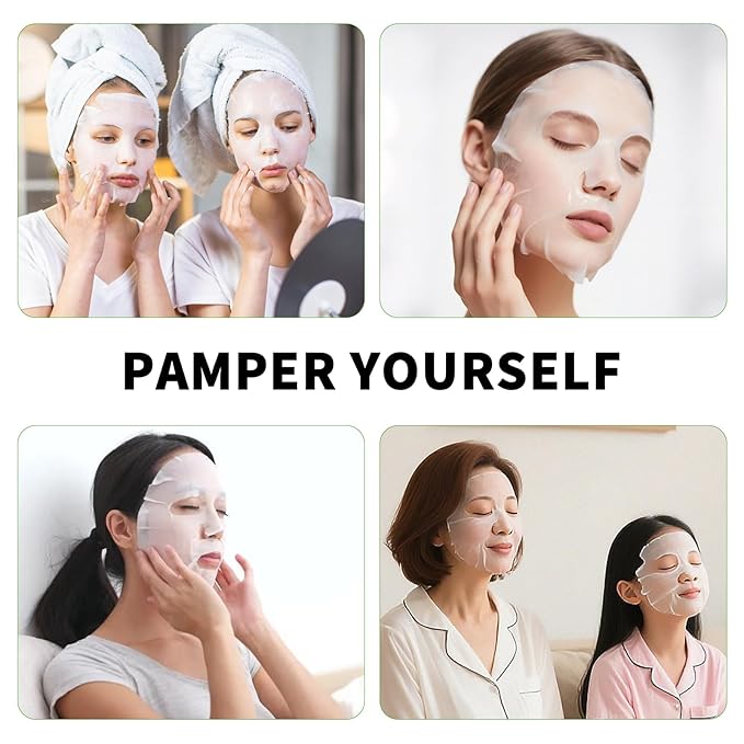12 Pack Face Masks Skincare Sheet Face Masks for Teens Girls Women, Hydrating Face Mask, Face Mask Set SPA Party Gifts for Teens Girls Kids, Mothers Day Gifts, Perfect for Pamper & Sleepover Party
