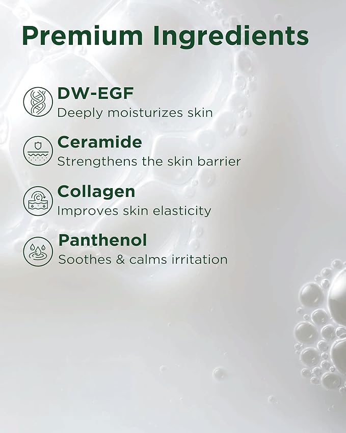 EASYDEW Barrier Repair Mask - Intense Moisture-Rich Face Mask with Revitalizing Cream Essence for Lasting Hydration with EGF Peptide, Ceramides, Hyaluronic Acid, 4 Sheets
