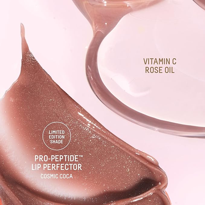 Biossance Bright Luminaries Holiday Gift Set – Vitamin C Rose Oil & Lip Perfector Travel Duo for Brighter, Hydrated Skin and Lips ($47 Value), 1 Set