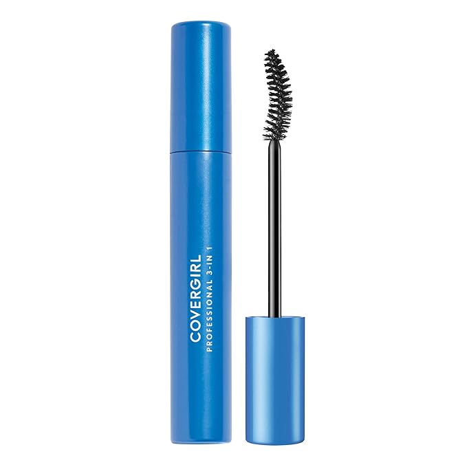Covergirl Professional All-in-One Curved Brush Mascara, Very Black, 0.3 Fluid Ounce