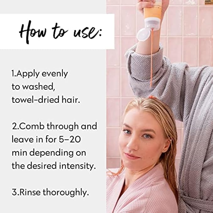 FOUR REASONS Color Mask, Caramel (27 Colors) – Hair Gloss & Color Depositing Conditioner – Semi Permanent Hair Toner for Color-Treated Hair Color For Women – Vegan & Cruelty-Free – 6.76 fl oz