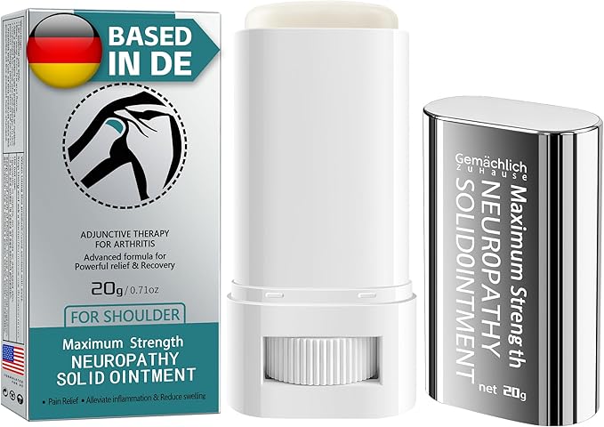 NDC Listed Shoulder Pain Relief Arnica Gel Stick cGMP Grade OTC Ointment with Camphor and Hypericum Perforatum Oil for Muscle Tension Neuropathy and Bruises 0.71oz