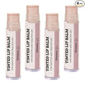 Earth's Daughter Tinted Lip Balm Shimmer 4 Pack, Beeswax, Coconut Oil, Cocoa Butter, Vitamin E, Moisturize and Beautify, Paraben Free