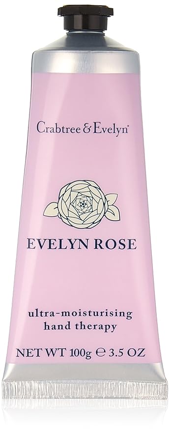 Crabtree & Evelyn Evelyn Rose Ultra-Moisturising Hand Cream Therapy, 3.5 oz