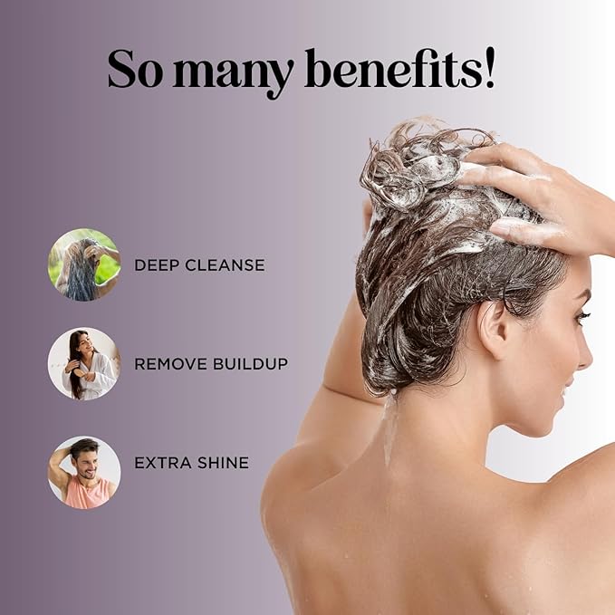 Sage and Rosemary Shampoo Sulfate Free - Ultra Clarifying Shampoo for Build Up and Dry Scalp Treatment with Cleansing Essential Oils for Hair - Sulfate Free Shampoo for All Hair Types with Sage Oil