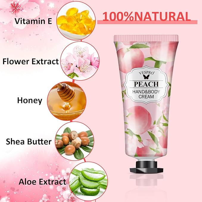 VESPRO 140 Pack Hand Cream Gifts Set, Mothers Day Gifts, Hand Lotion Travel Size for Dry Cracked Hands, Mini Hand Cream for Teacher Appreciation Gifts, Nurse Gifts and Small Gifts for Women