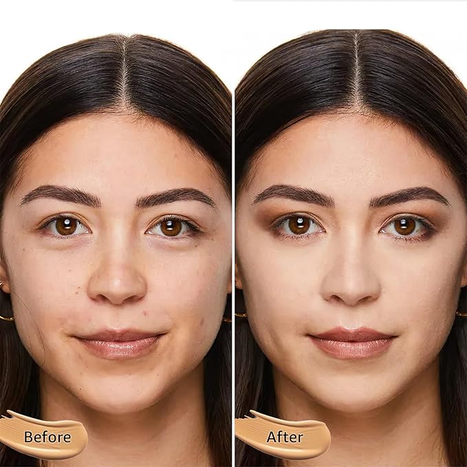 Mushroom Head Air Cushion CC Cream - BB Cream Face Makeup Foundation for Mature Skin Moisturizing Concealer Brighten Long-Lasting, Even Skin Tone for All Skin Types (2PCS Buff Beige)