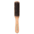 GranNaturals Boar Bristle Slick Back Hair Brush - Large Soft/Medium Smoothing Hairbrush to Style, Polish, & Lay Hair Down Flat to Create a Sleek Frizz Free Hairstyle for Women and Men