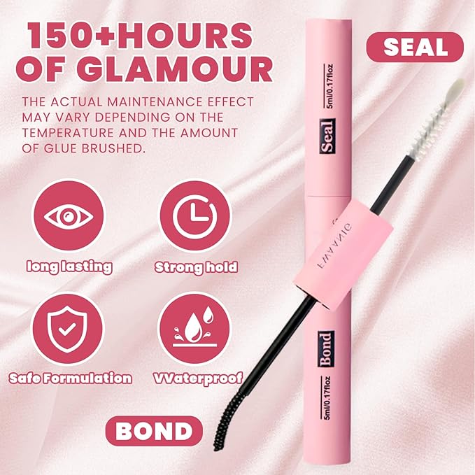 False Eyelash Lash Clusters Kit, Fuller Wispy Lashes for Everyday Glam, Complete Lash Kit with Bond, Seal & Remover, 240PCS 8-16mm with Tweezers and Brush